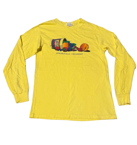 Vintage Long Sleeve T-shirt - Springfield Creamery (M)