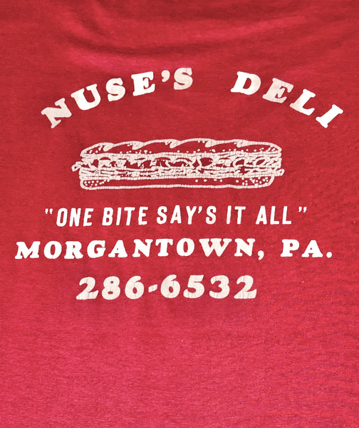 Nuse’s Deli - Burgundy T-shirt (L)