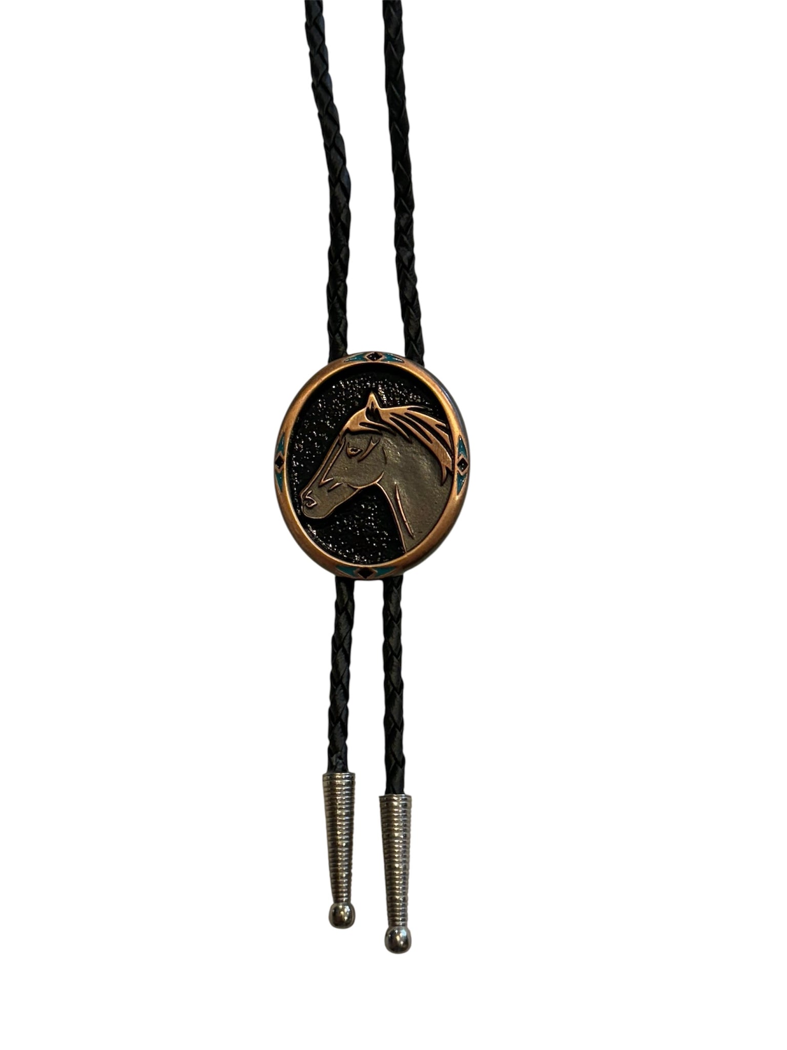 Bolo Tie -Bronze Horse