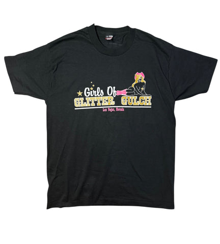 Vintage Girls of Glitter Gulch Vegas T-shirt (L)