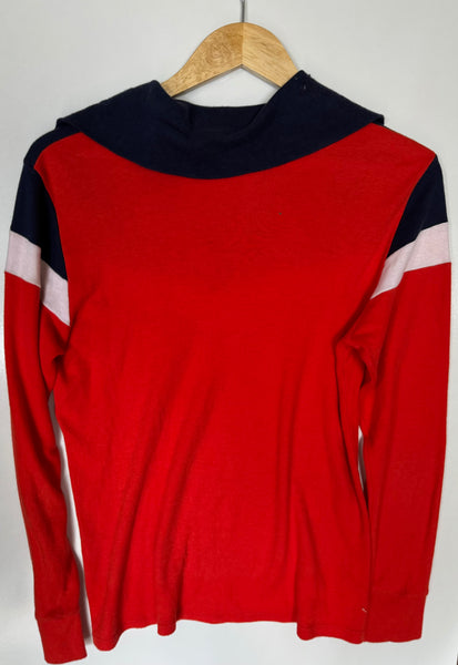 Vintage Quarter Zip Sport Jumper (S)