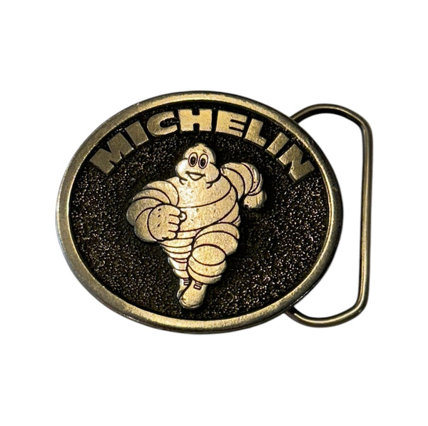 Metal Michelin Man Belt Buckle