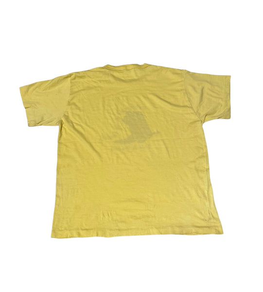 Vintage Yellow Cowboy Boot Rodeo T-shirt (M-L)