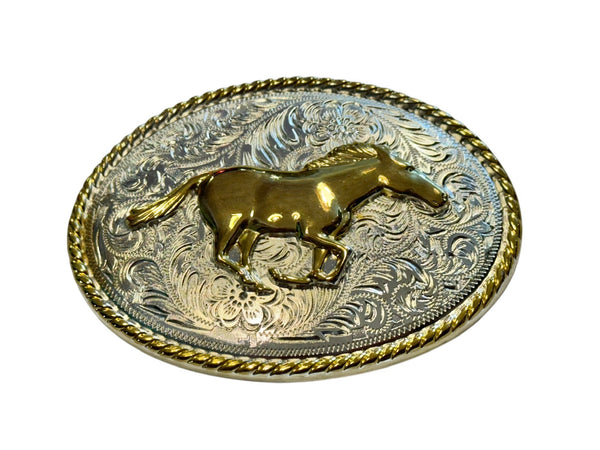 Running Horse Belt Buckle