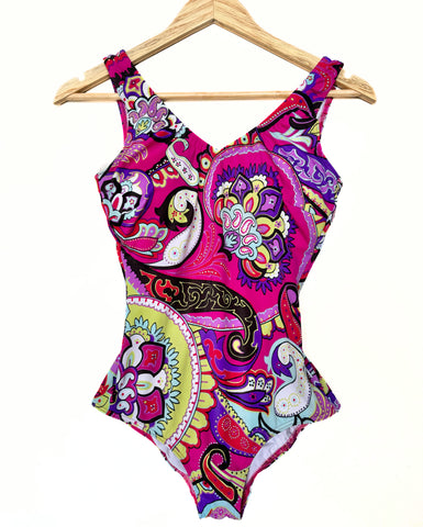 Vintage Swimsuit -Psychedelic Magenta (S)