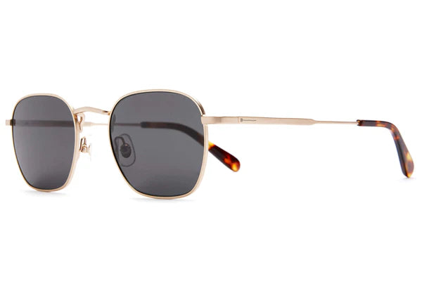 Crap Eyewear - The Groove Pilot - Brushed Gold & Tortoise Bio / Polarized Grey