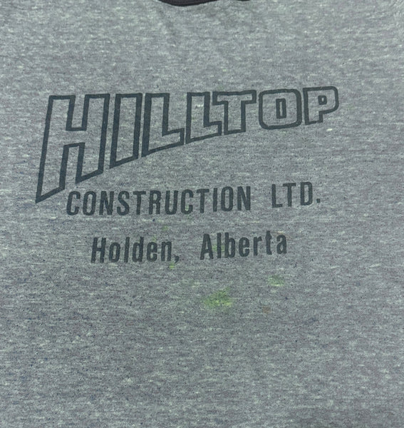 Vintage Hilltop Construction Ringer T-shirt (S)
