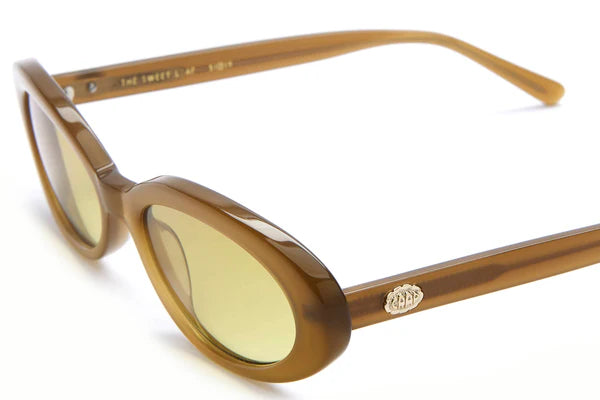 Crap Eyewear - The Sweet Leaf - Mustard Seed Bio / Kelp Gradient