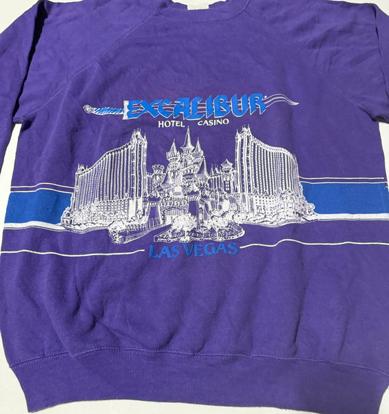 Vintage Vegas Excalibur Casino Sweatshirt (XL)