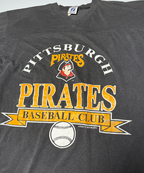 Pittsburgh Pirates Baseball Grid Iron T-shirt (L)