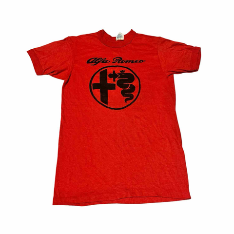 Vintage Red Alfa Romeo T-shirt (S)