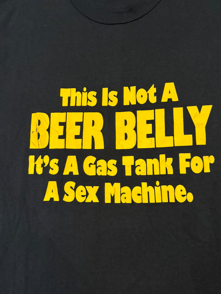 Vintage 80s Beer Belly Gas Tank T-shirt (L)