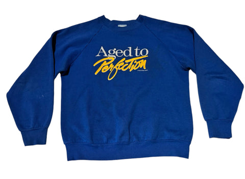 Vintage Blue -  ‘Aged to Perfection’ - Sweatshirt (L)