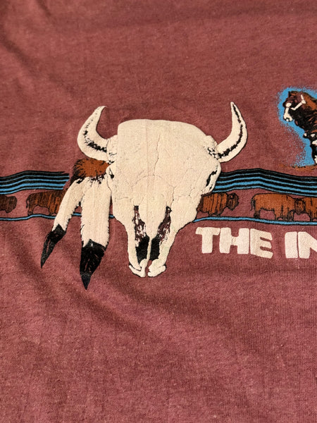 Vintage Mauve - The Indians T-shirt (S-M)