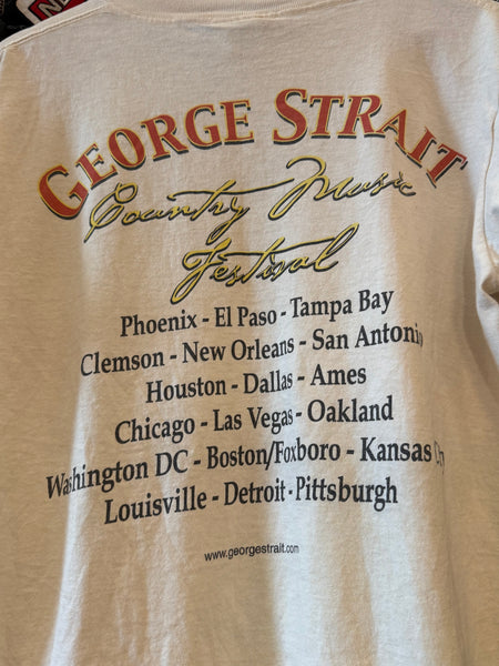Vintage George Strait - Country Music Festival  T-shirt (M/L)