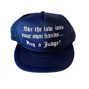 Vintage ‘Hug a Judge’ Trucker Hat