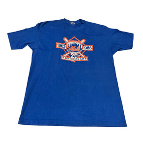 Vintage Blue Mets T-shirt (M)