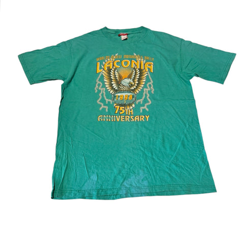 Vintage Aqua/Green Lacona Eagle ‘98 T-shirt (M)