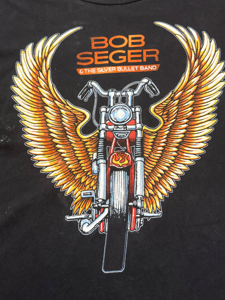 Vintage Bob Seger Motorcycle 90s T-shirt (L/XL)