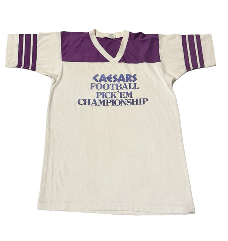 Vintage Caesars V Neck Sports T-shirt (S-M)