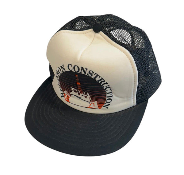 Vintage Robinson Construction  Trucker Hat