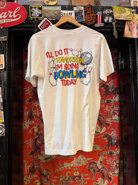 Vintage “I’m Going Bowling Today” T-shirt (L)