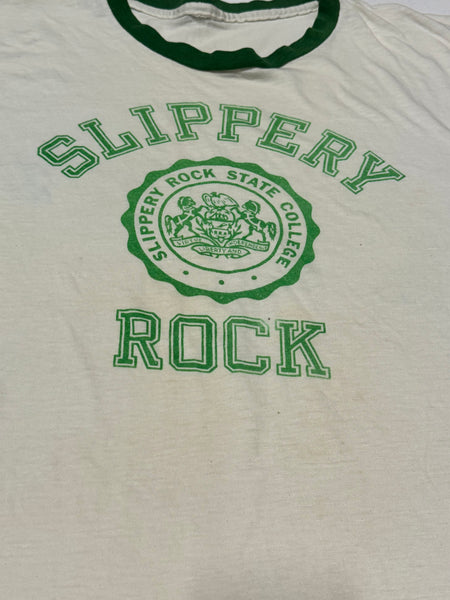 80s Slippery Rock Vintage Ringer T-shirt (S)