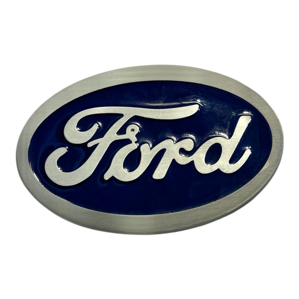 Blue Ford Belt Buckle