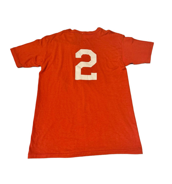 Vintage Orange ‘I Believe In…’ Car T-shirt (M/L)