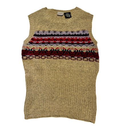 Vintage Knitted Sweater Top (S-M)