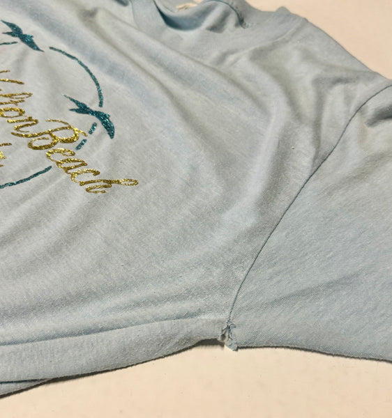 Vintage Glitter Florida Beach T-shirt (L/XL)