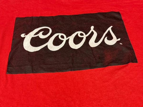 Vintage Red Coors Beer T-shirt (XL)