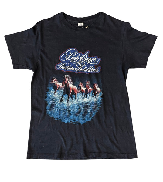 Vintage Bob Seger Horses - Silver Bullet Band T-shirt (S/M
