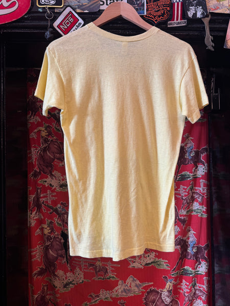 Vintage Yellow Elvis T-shirt (S/M)