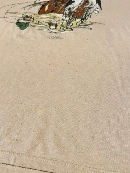 Vintage Horse T-shirt - Beige (L)