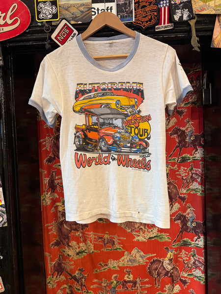 Vintage Autorama World of Wheels Ringer T-shirt (S)