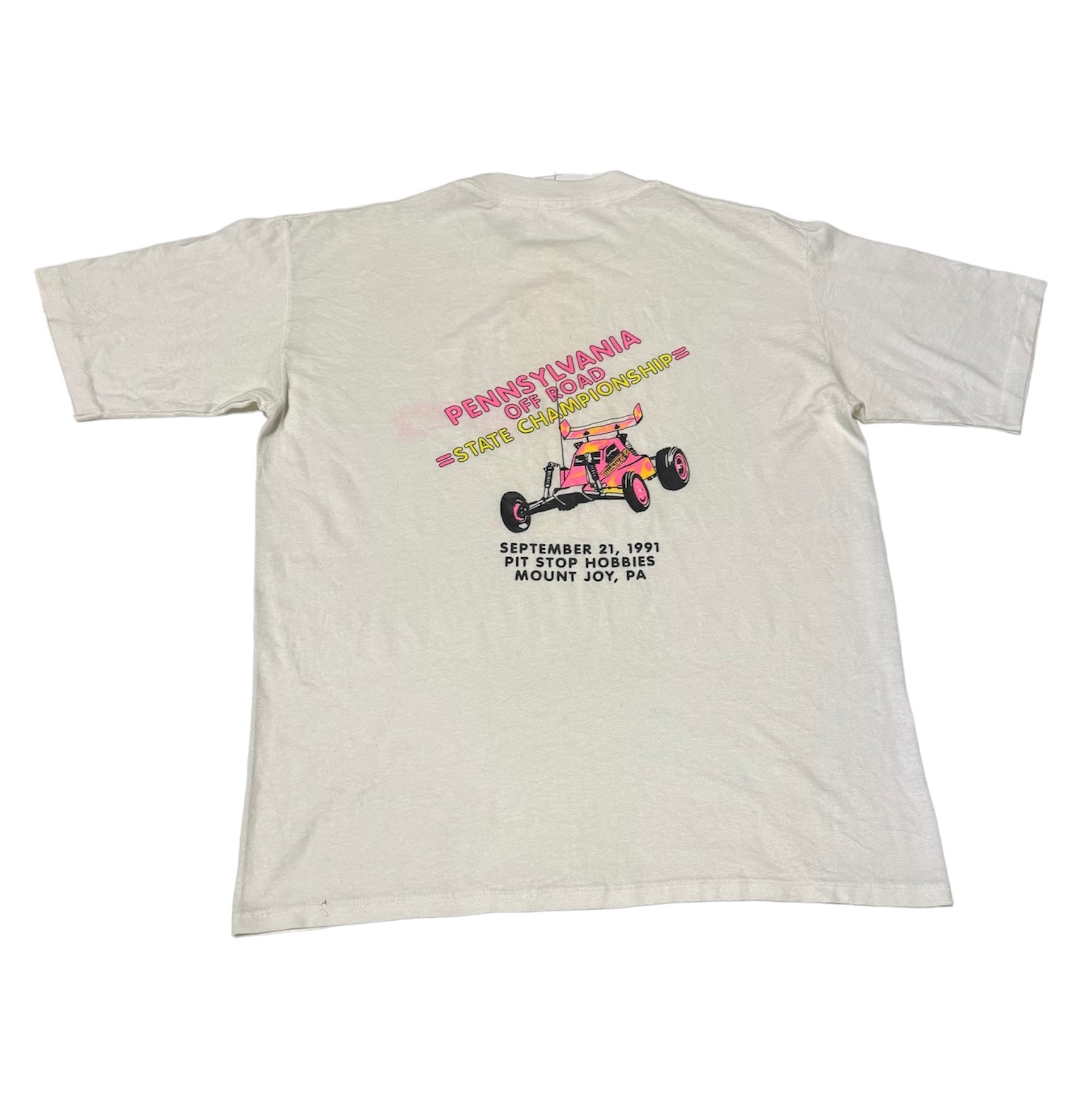 Vintage Pit Stop Hobbies Racing T-shirt (XL)