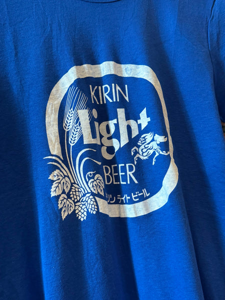 Vintage Kirin Light Beer Blue T-shirt (S)