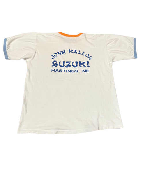 Vintage 70s Suzuki Ringer T-shirt (L)