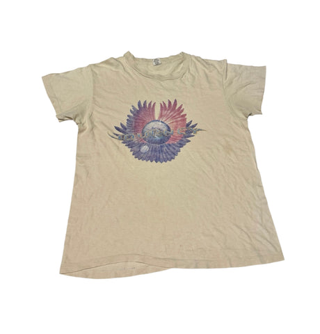 Vintage 70s Journey T-shirt - Cream (S-M)