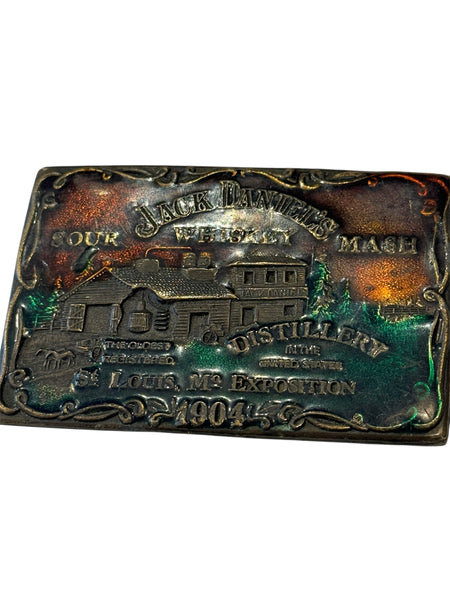 Vintage Belt Buckle - Jack Daniel’s Distillery 1904
