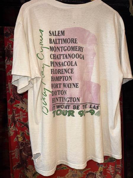 Vintage Billy Ray Cyrus Tour 1993 T-shirt (xL)