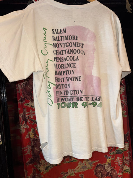 Vintage Billy Ray Cyrus Tour 1993 T-shirt (xL)