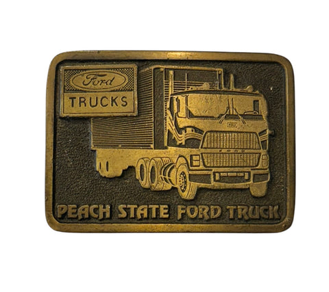 Vintage Belt Buckle - Peach State Ford Truck