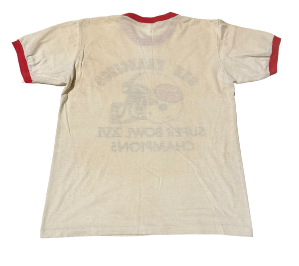 San Francisco Superbowl 16 Vintage Ringer T-shirt (S)