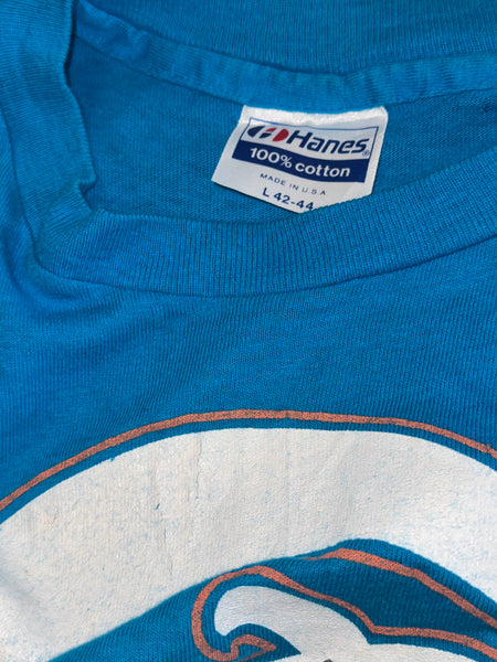 Vintage Chicago Teal Blue 1986 T-shirt (L)