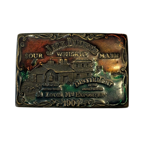 Vintage Belt Buckle - Jack Daniel’s Distillery 1904