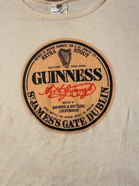 Vintage Guinness Baby Ringer T-shirt (XS/S)