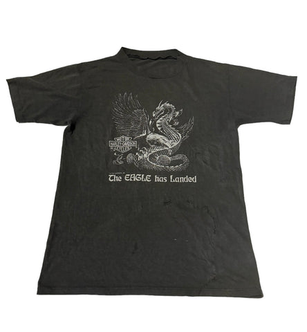 Vintage Harley Davidson Dragon ‘The Eagle Has Landed’ T-shirt (S-M)