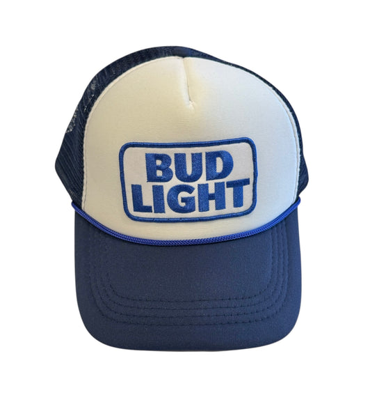 Bud Light - White & Blue Trucker Hat